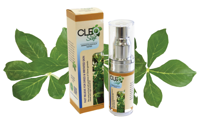 4. CleoSafe: Krim Antiradang Berasaskan Sayur Maman